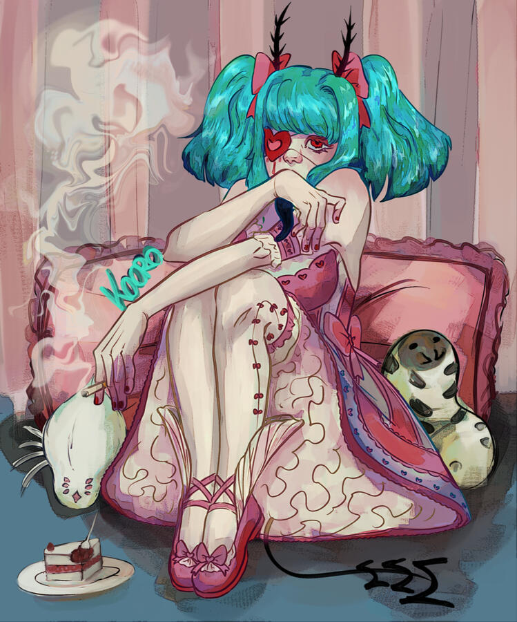 Yumii Devillier, character from Snailb0t